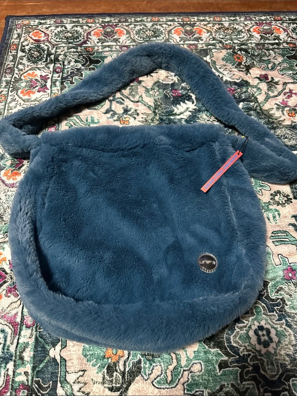 UNIF Faye Bag - Blue Fuzzy